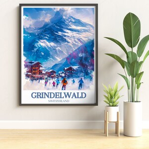 SWITZERLAND. A Village In Grindelwald 1917 Old Antique Vintage Print Picture Image183049582