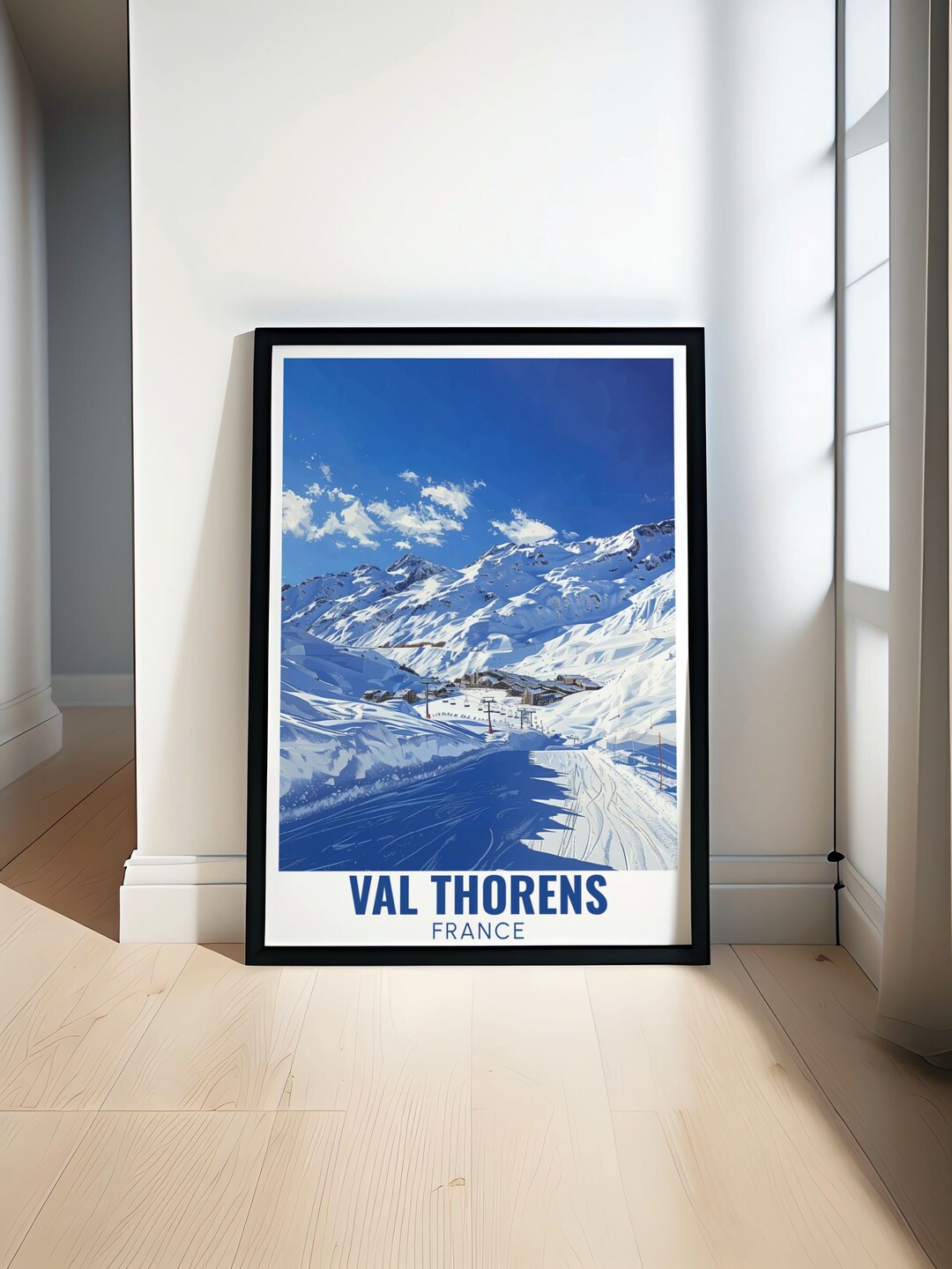 Val Thorens Art Collection Ski Resort Wall Art and Prints Val Thorens