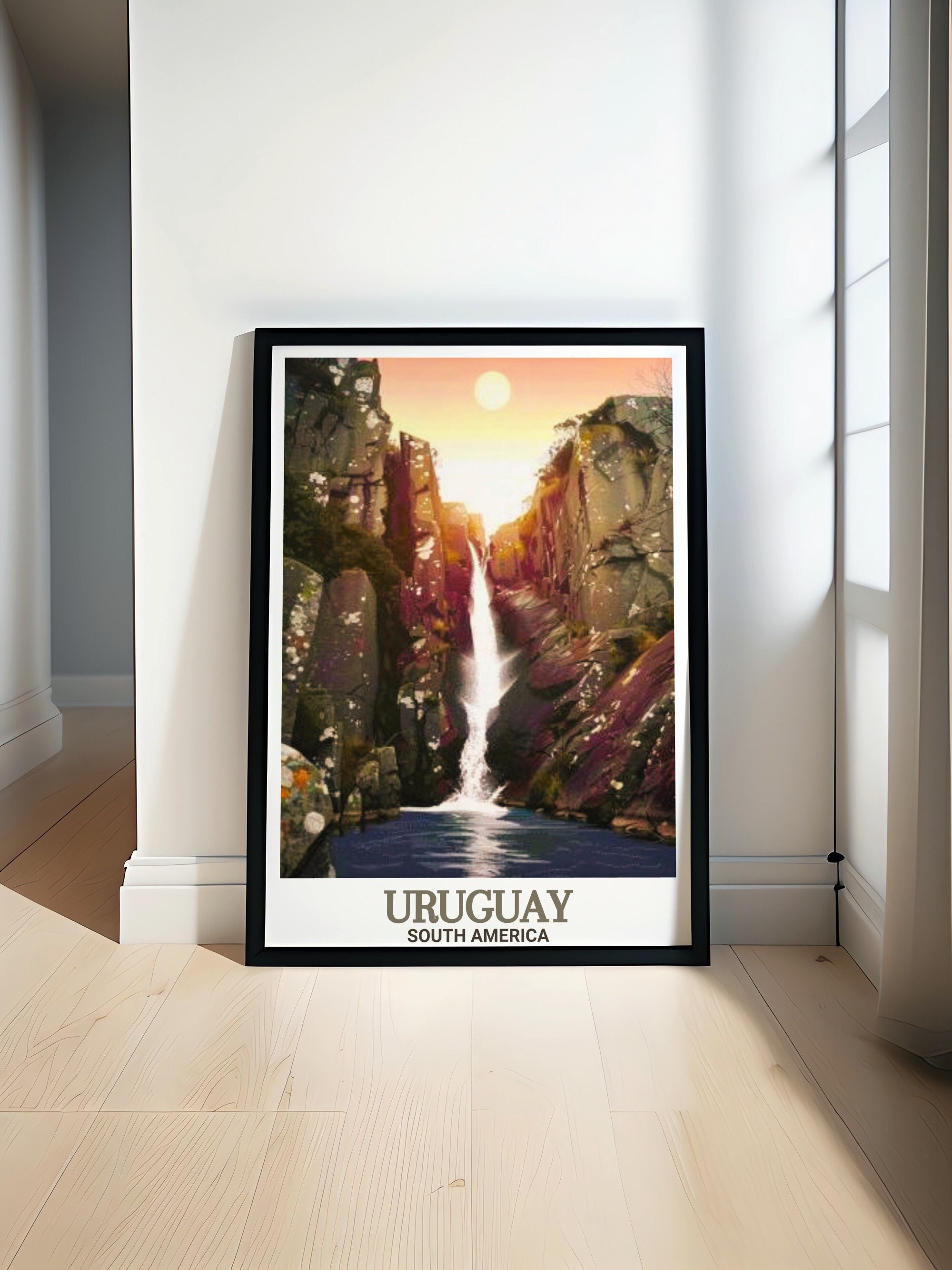 Uruguay Print - Salto del Penitente Print - Salto del Penitente Poster - Uruguay Poster - Uruguay Wall Art - Uruguay Framed - Uruguay Canvas
