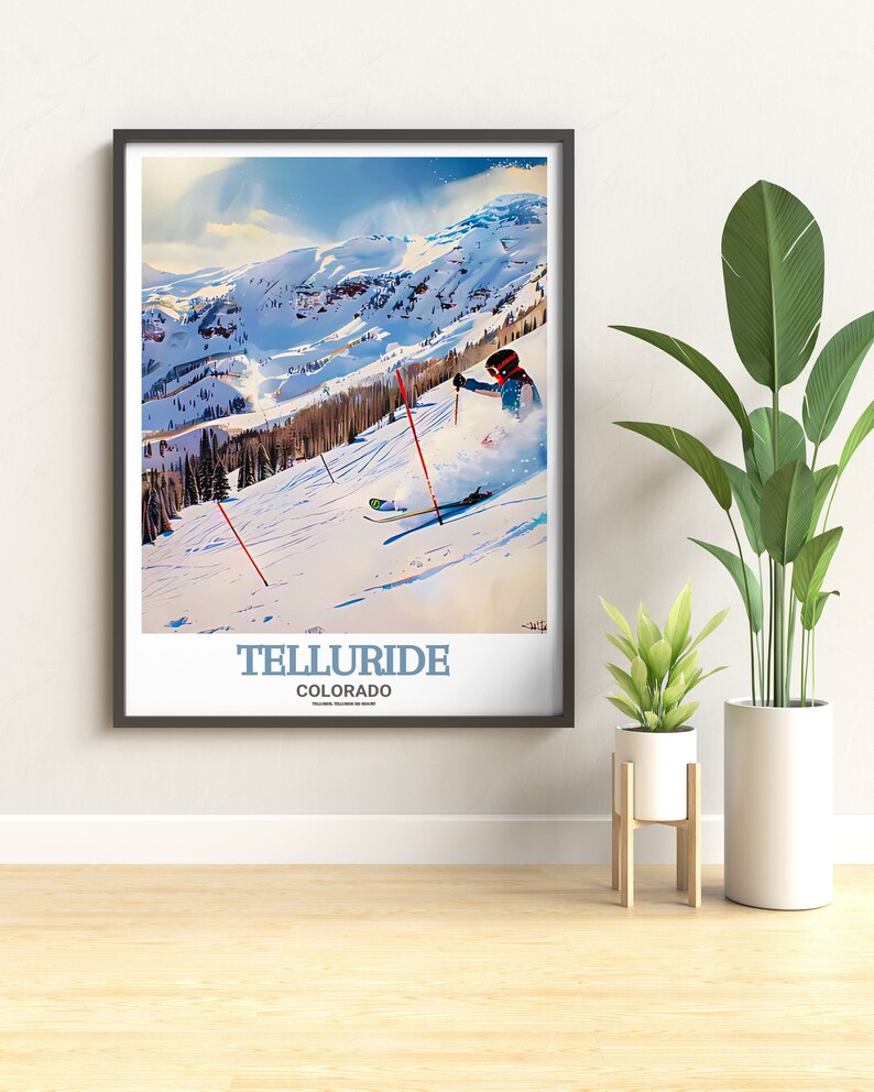 Telluride Travel Art Collection - Telluride Ski Resort Travel Posters ...