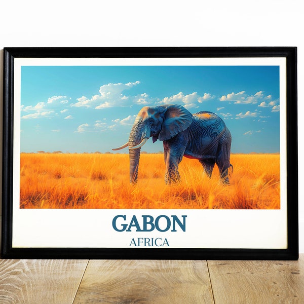 Gabon Art Prints - Loango National Park - Africa Art - Lopé National Park Print - National Park Poster