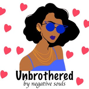 Unbothered By Negative Souls PNG - Women Empowerment Tee - African Queen SVG - Positive Vibe Tee - Afro Woman Sublimation - Instant Download