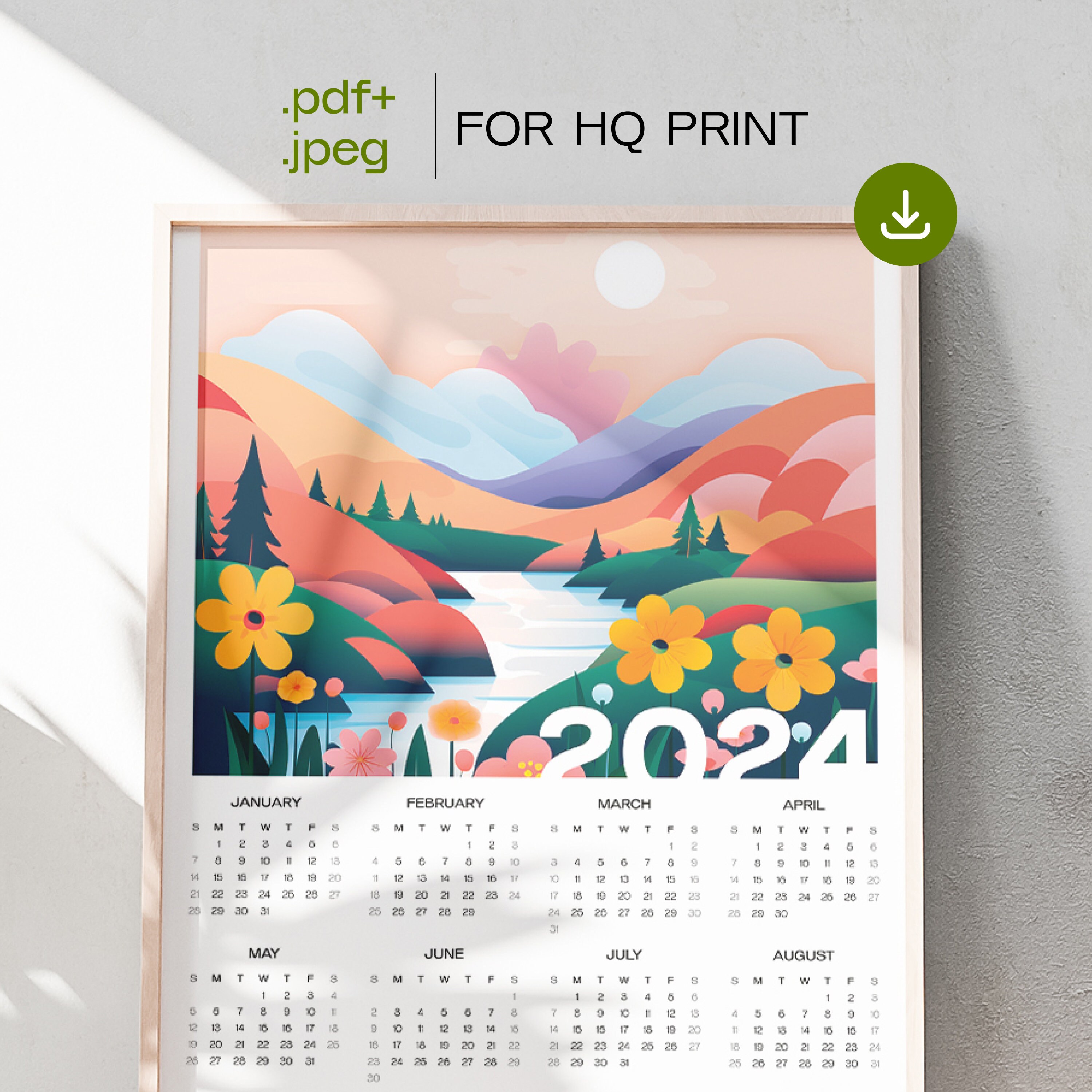 Customizable Wall Calendar
