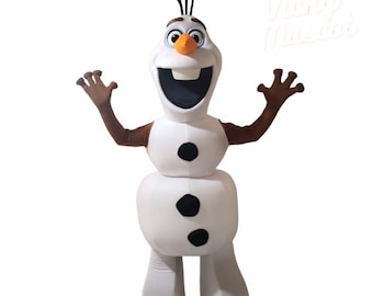 Muñeco de nieve mascot costume