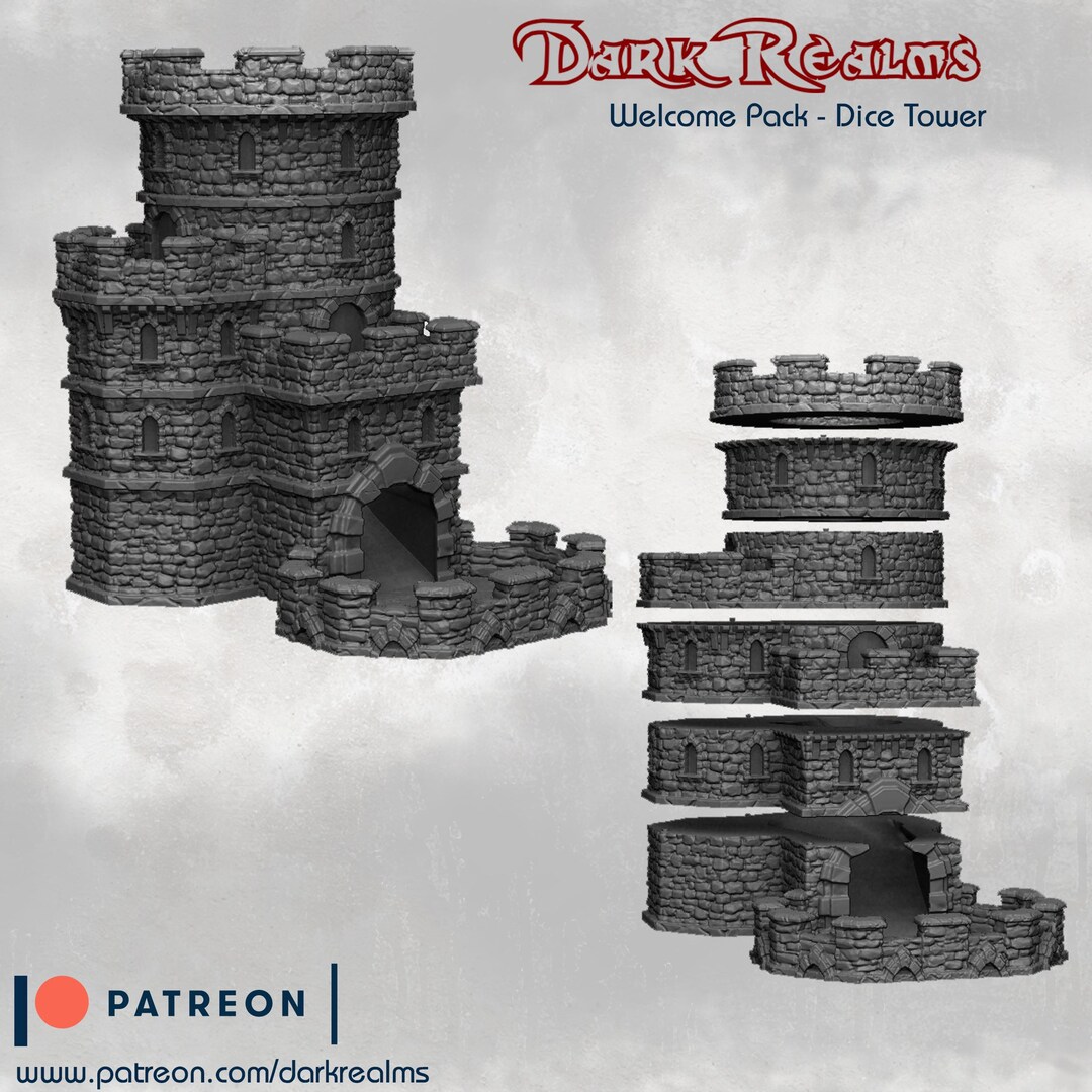 Dice Tower | Dungeon Terrain | DND and Warhammer - Etsy
