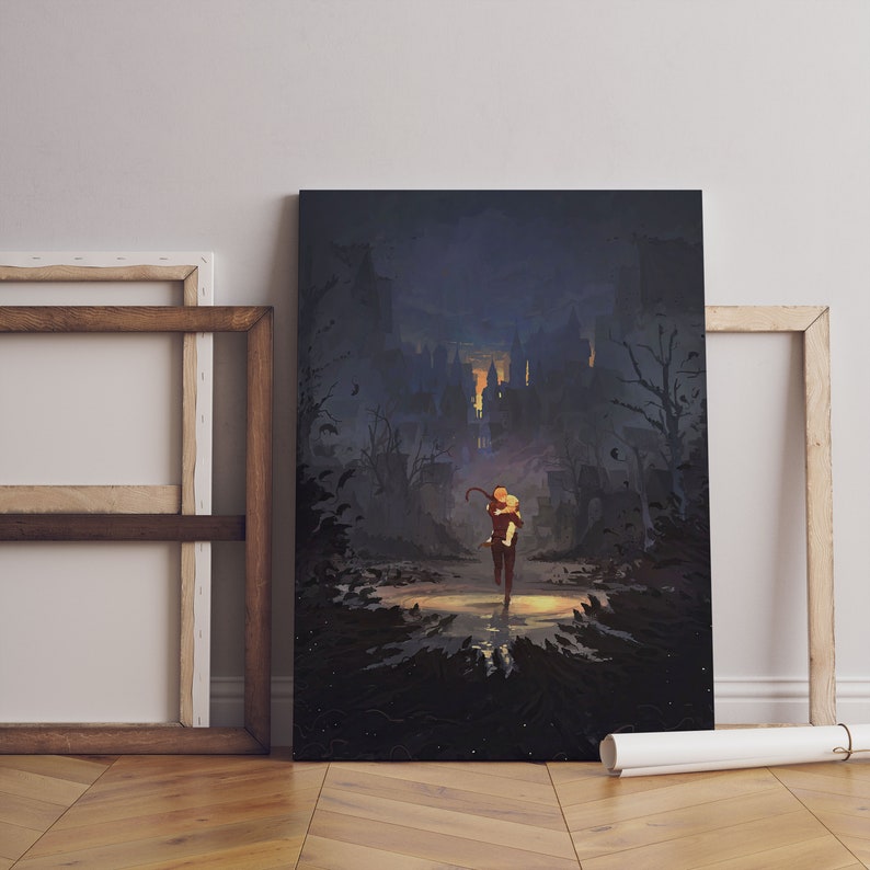 Game Room Decor, Canvas Wall Art, Video Game Poster, Gaming Artwork