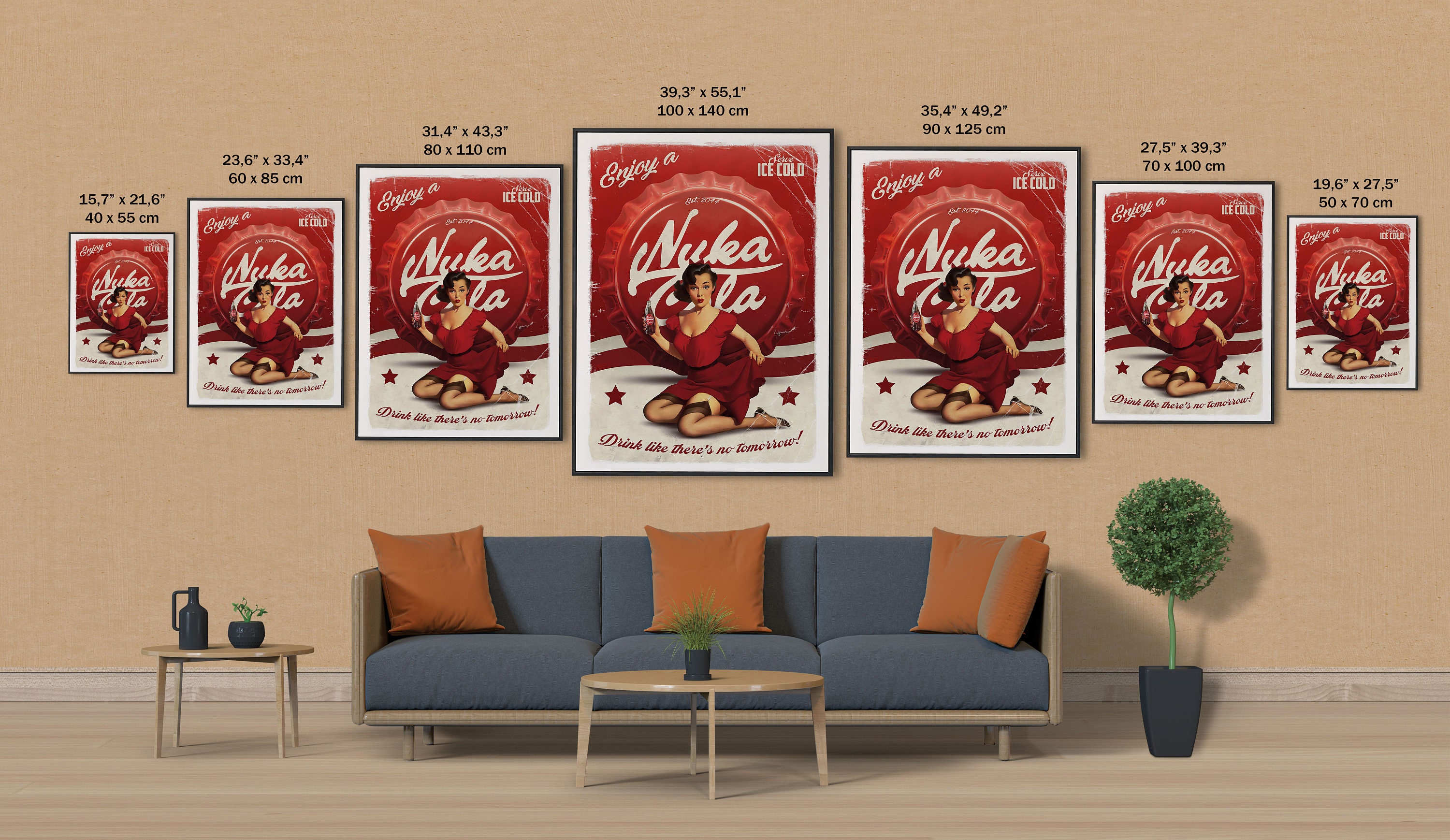 Retro Gaming Canvas Art, Vault Boy Wall Decor, Video Game Gift, Nuka