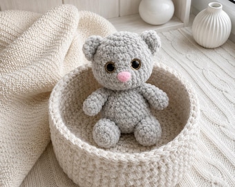 Kitten Amigurumi Crochet Pattern | Cat Plush Toy PDF