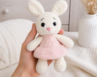 Crochet Bunny Pattern PDF | Amigurumi Toy with Dress (Digital Download)