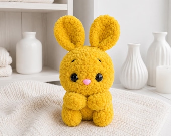 Amigurumi Crochet Pattern | Bunny, Bear, Cat Plush Toy (Digital PDF)