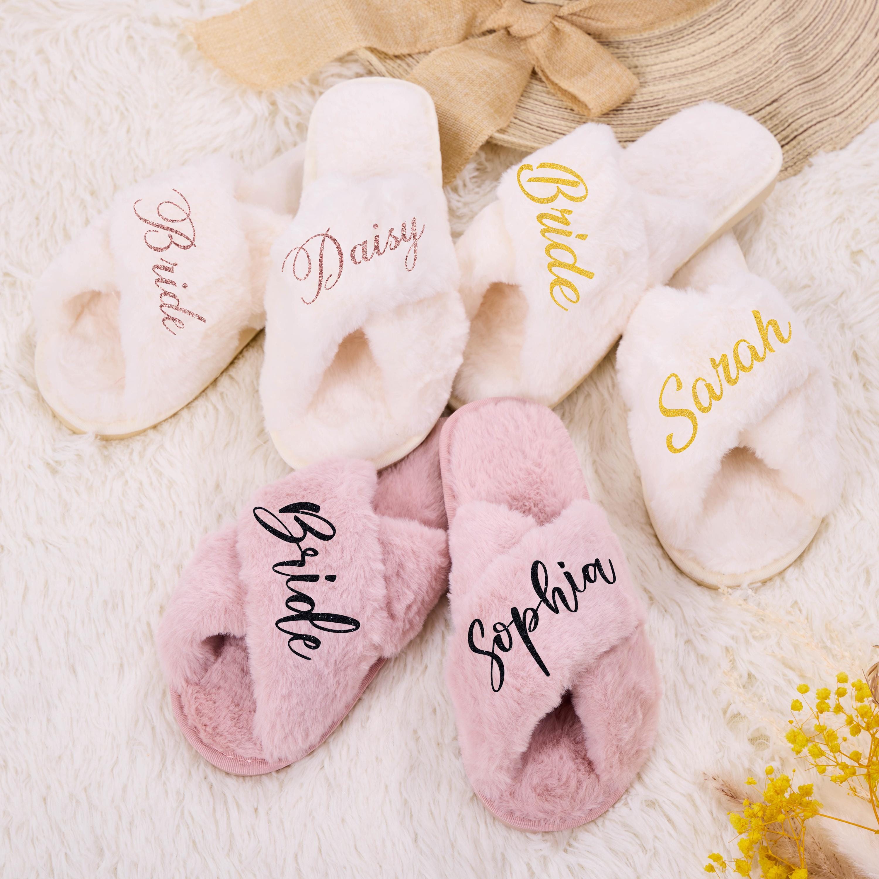 Slippers - morning slipper brides maid party slippers was listed for 59.00 on 19 Mar at 09:31 by