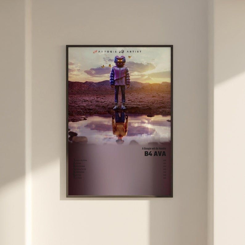 A Boogie Wit Da Hoodie B4 Ava Album Cover Poster Wall Art A Etsy