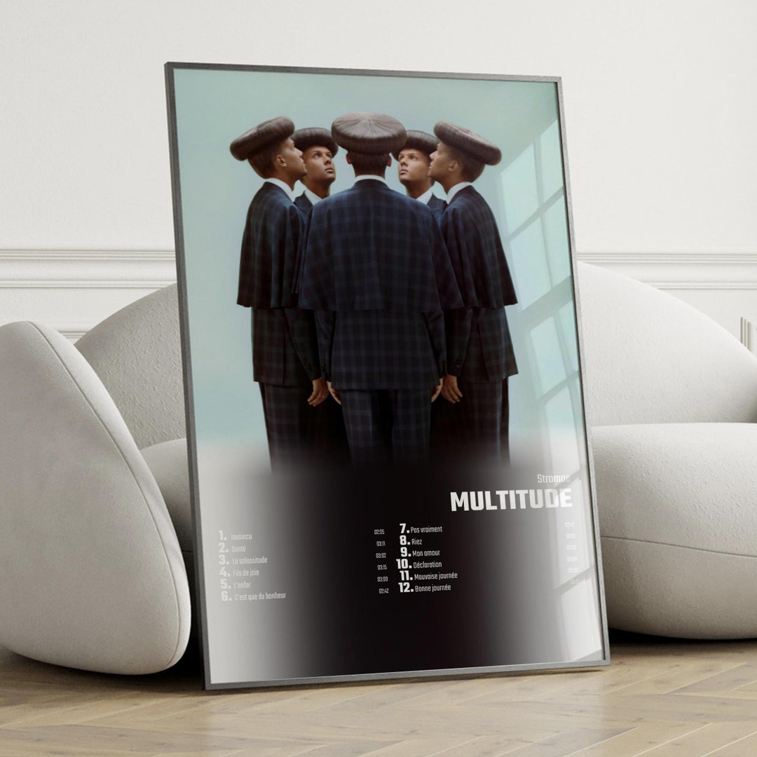 Stromae Multitude Album Cover Poster Wall Art Stromae - Etsy