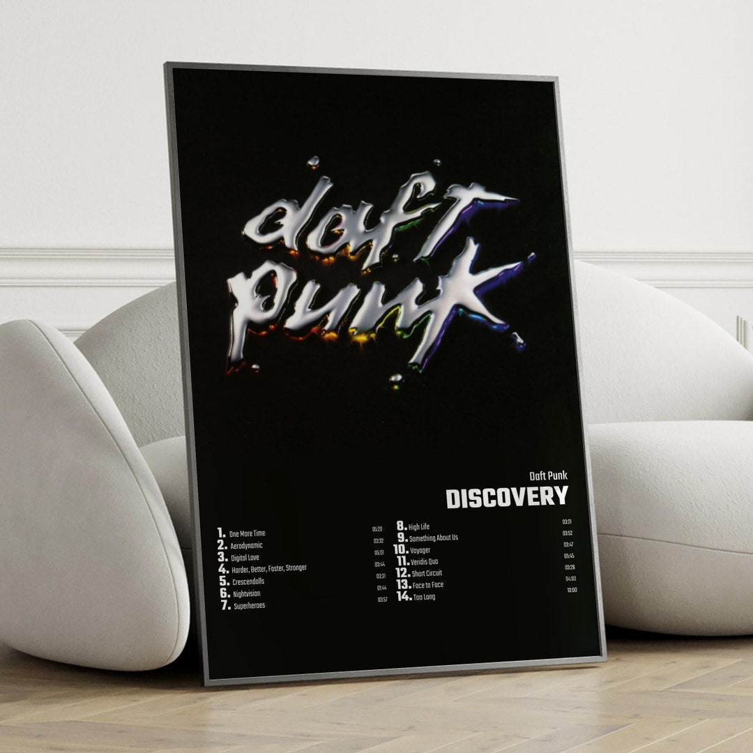 Daft Punk Discovery Album Cover Poster Wall Art Daft Punk - Etsy