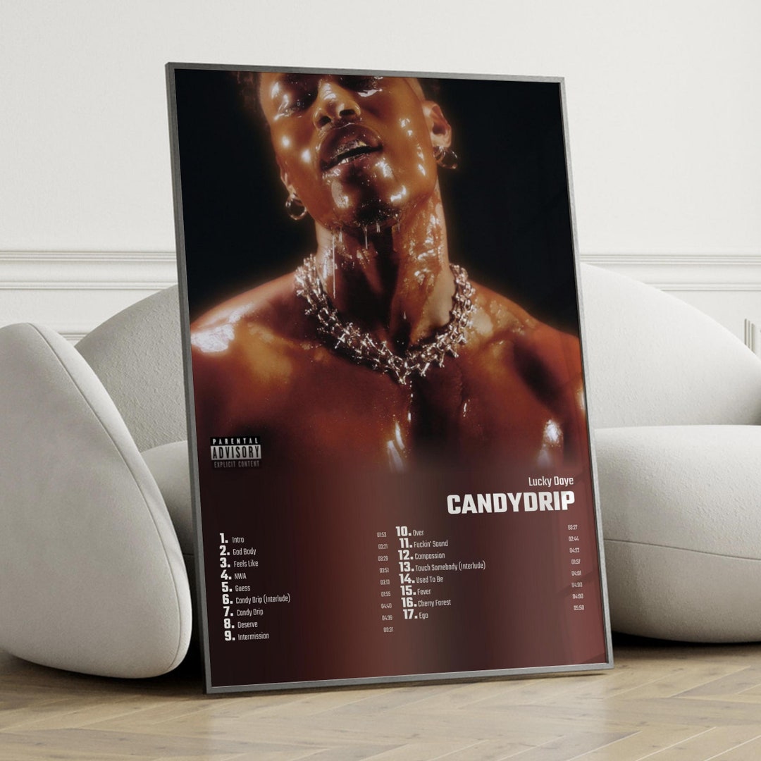 Lucky Daye Candydrip Album Cover Poster Wall Art Lucky - Etsy