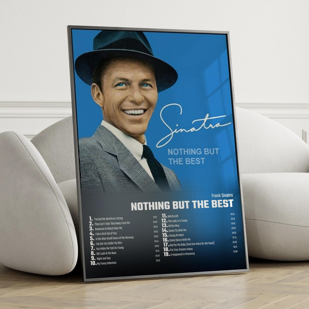 Frank Sinatra Nothing but the Best Album Cover Poster Wall Etsy