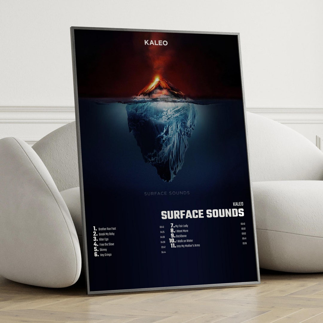 Kaleo Surface Sounds Album Cover Poster Wall Art KALEO Etsy