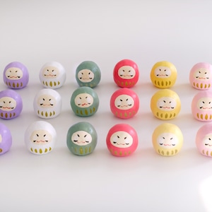 Daruma - Handgemachte japanische Papiermaché