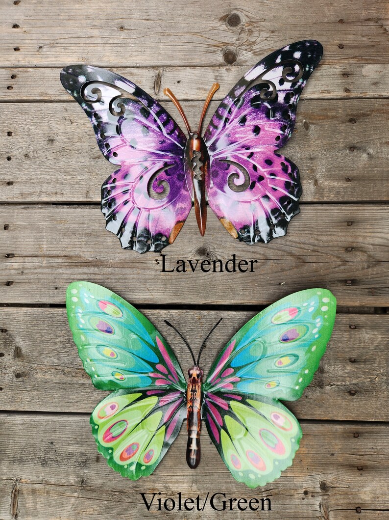 Large Metal Butterfly, Wall Decor, Garden Sculpture, Yard Art, CHOOSE