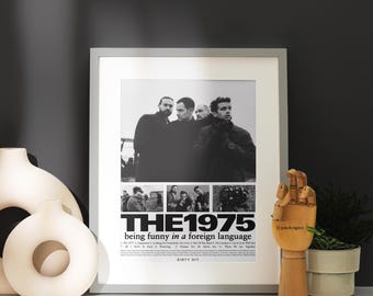 The 1975 - Being Funny In A Foreign Language Album Tour Poster (Digital Download)