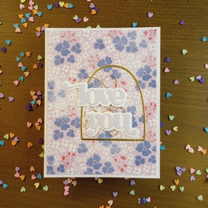Gold Arch, Love You Card