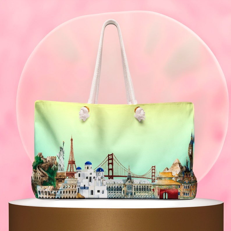 Artpainted Weekender Bag Custom Tote for Women Overnight Travel Bag