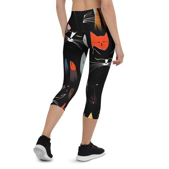 Yoga Leggings Sugar Skull Capri Leggings Sugar Skull Workout