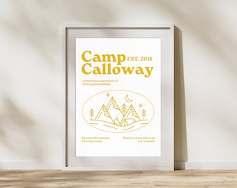 Camp Calloway Wall Art | Addicted Series Book Print (Digital Download)