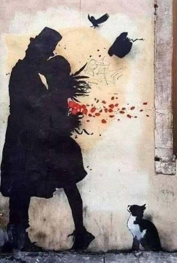 Love Hurts Banksy Print: Framed Wall Art (16x20) - Etsy