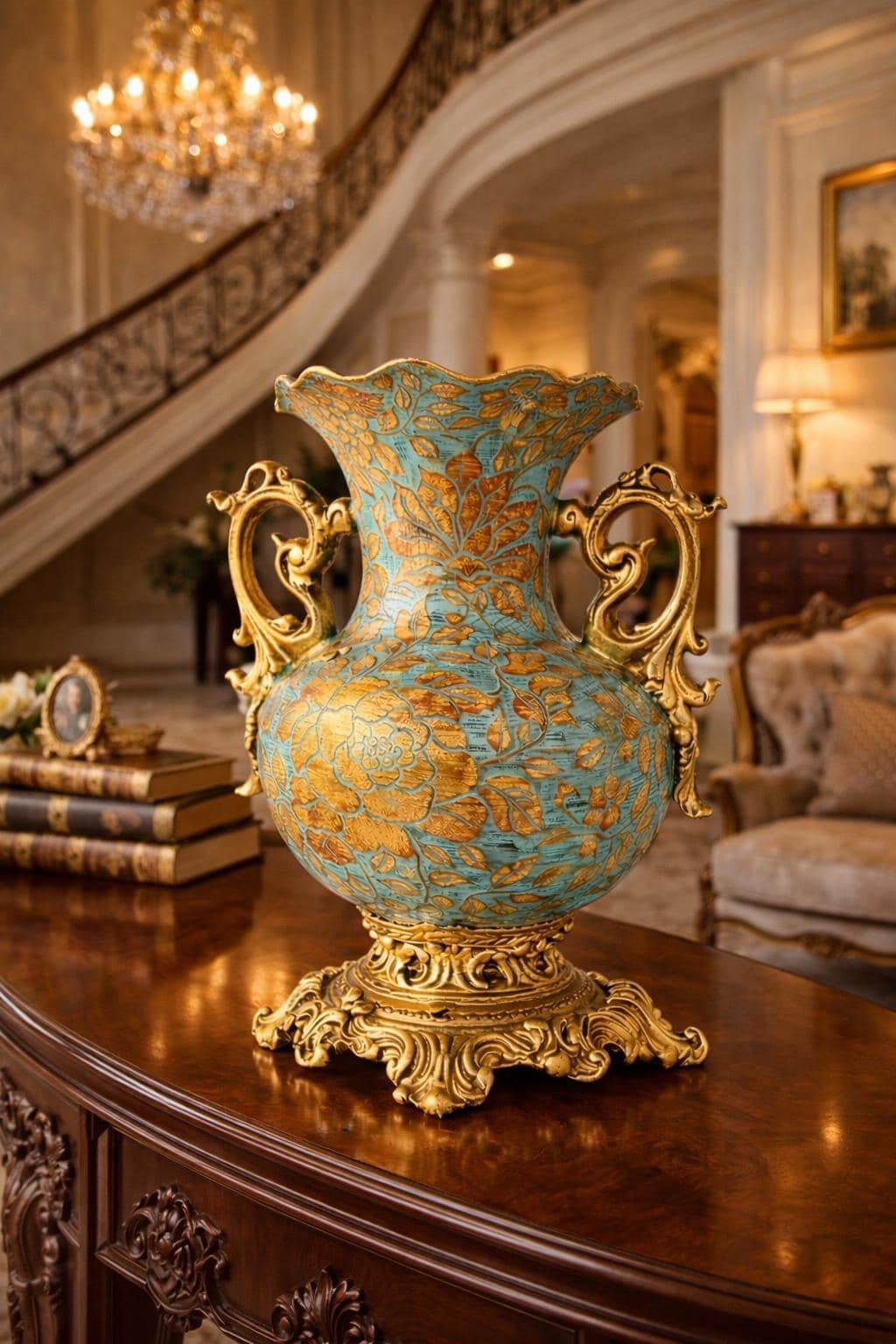 Gold Detailed Vase