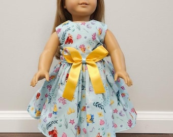 Under Sea Mermaid Outfit - 18 in Puppenkleidung - Kleid für Puppen - American Girl Kleid - Kleid für AG Puppen - 18 in Puppenkleidung