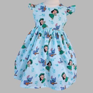 Lilo Stitch dress, Birthday Stitch dress, Stitch party dress, Vacations Lilo and Stich dress, 1st Birthday Lilo Stitch dress