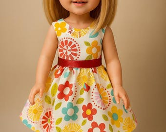 Vestido de muñeca Wellie de 36 cm (14,5 pulgadas) - Vestido para muñecas, vestido para muñecas de 36 cm, vestido Wellie Wisher, vestidos para muñecas, ropa para muñecas de 36 cm
