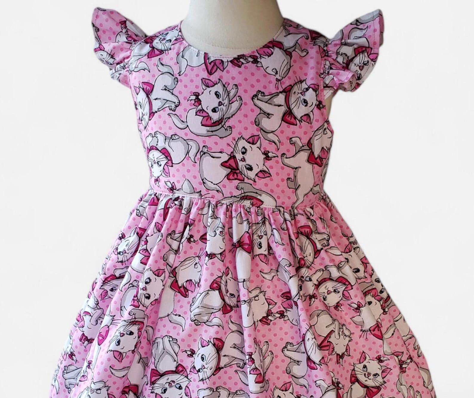 Aristocats Dress - Marie Dress - Pink Marie Dress - Marie Girls Dress ...