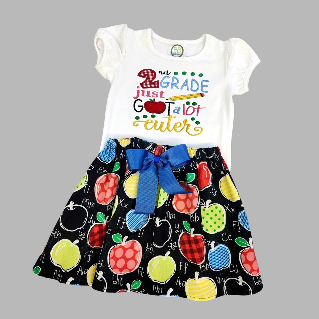 2nd Grade Outfit, 1st Grade Outfit, Back to School Outfit, School Shirt ...