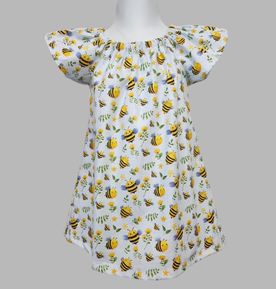 Bumblebee Girls Peasant Dress: Light Blue Bees Dress - Peasant Bumblebee Little Girl's Dress - Baby Girls Dress - Etsy Australia Bumblebee Girls Peasant Dress: Light Blue Bees Dress - Peasant Bumblebee Little Girl's Dress - Baby Girls Dress - Etsy Australia
