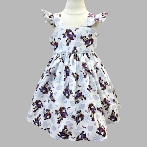 Halloween girl dress - Mickey & Minnie Halloween dress - Mickey Halloween dress - Girls Halloween custom dress - Girls dress