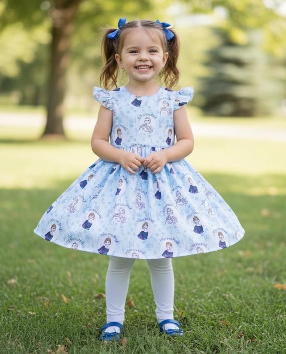 Elsa and Anna Princess Dress - Frozen Flutter Sleeve Party Dress - Princess Birthday  Dress - Girls Dress - Disney Vacation Dress - Etsy