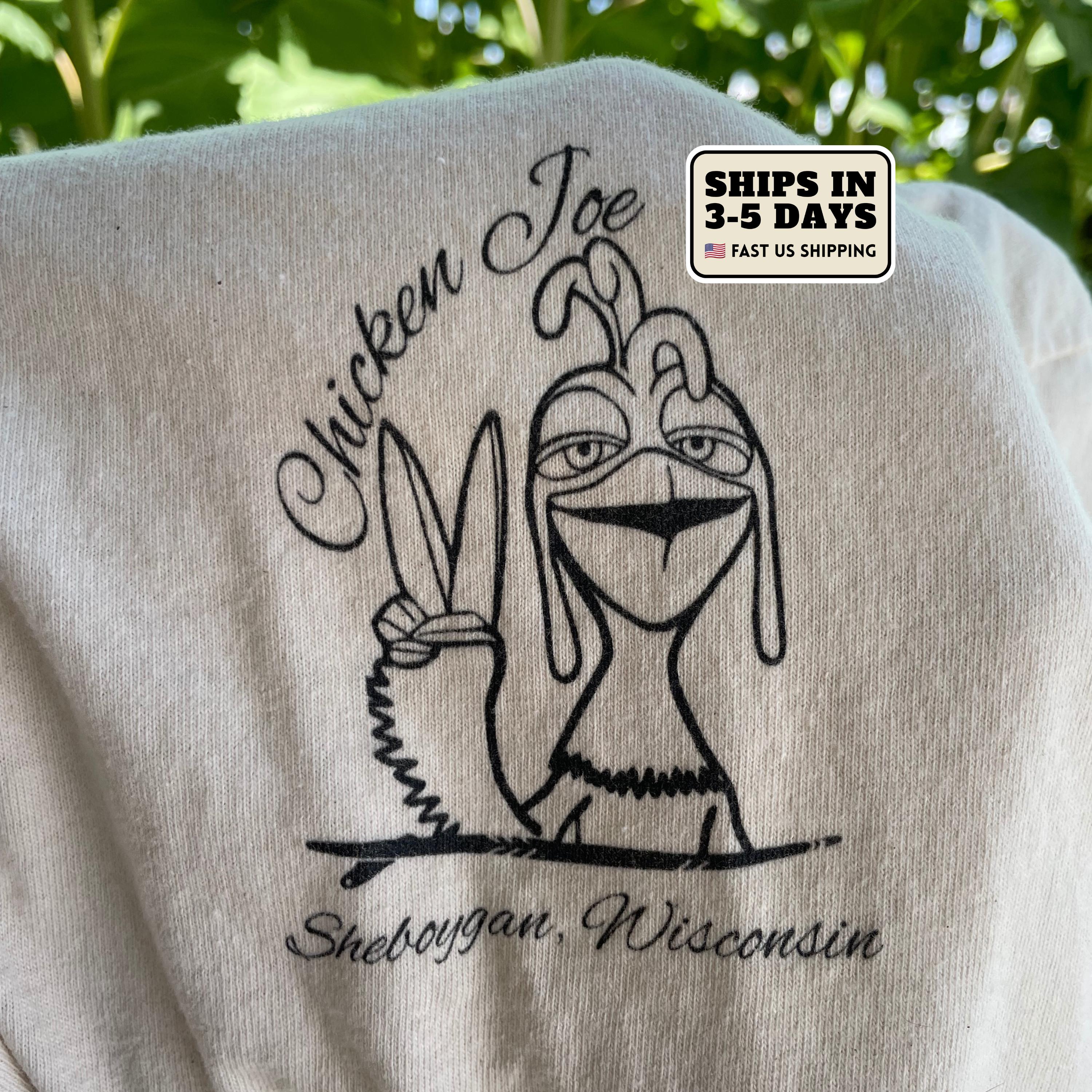 Chicken Joe Surfs up Vintage Retro Graphic Tee | Animated Movie