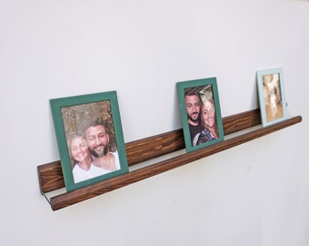 Picture Ledge Shelf, Gallery Wall Shelves, Wooden Wall Shelf, Ledge Shelf,  Floating Frame Rack