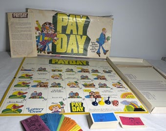 PAYDAY Vintage 1975 Parker Brothers Juego No. 26 Casi Completo