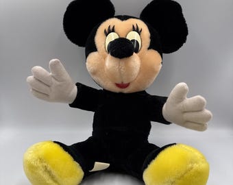 Peluche vintage de Mickey Mouse de Walt Disney World Disneyland