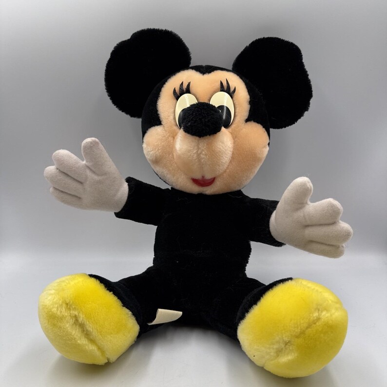 Peluche vintage Walt Disney World Disneyland Mickey Mouse en peluche image 1