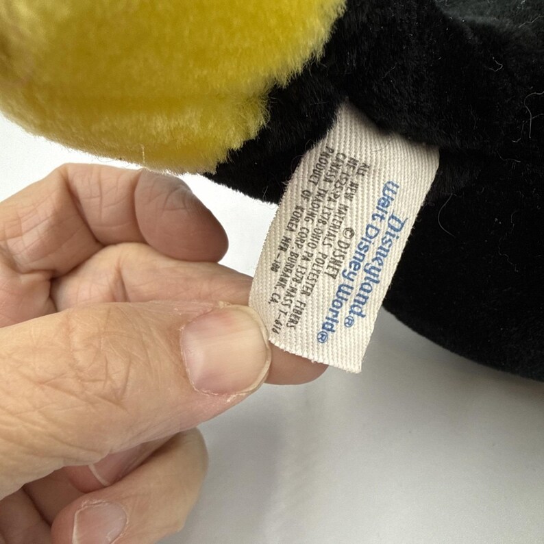 Peluche vintage Walt Disney World Disneyland Mickey Mouse en peluche image 5