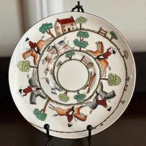 Staffordshire Hunting Scene - Etsy