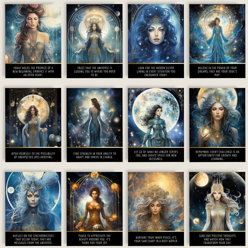 Oracle Cards Printable Oracle Cards Angel Oracle Cards Printable Tarot ...