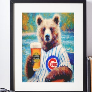 Chicago Cubs Wall Art | Chicago Cubs Art Print | Chicago Cubs Artwork