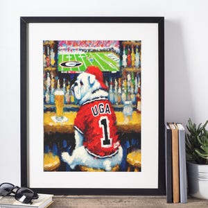 Georgia Bulldogs Wall Art | Georgia Bulldogs Art Print | Georgia Bulldogs Painting| UGA Artwork