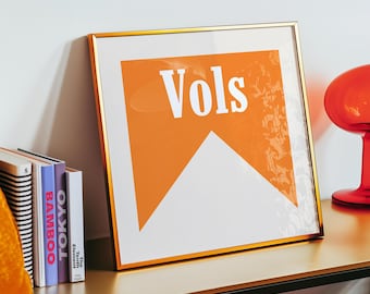 Tennessee Art Print | Minimalist Vols Wall Art | Volunteers Art Print