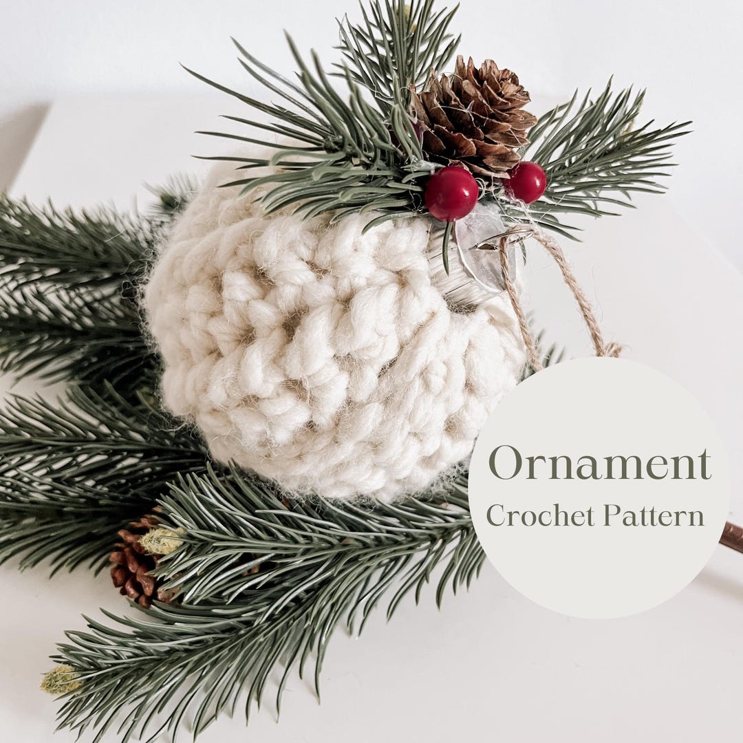 Christmas Ornament Crochet Pattern Holiday Crochet Pattern Christmas